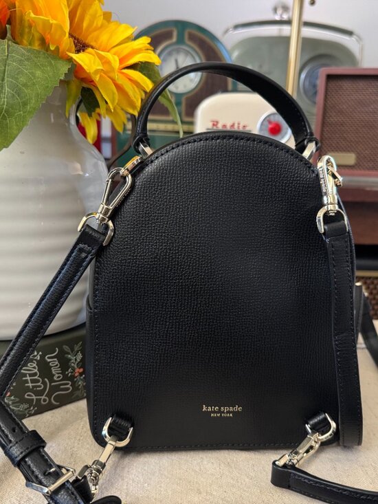 Kate Spade New York Sequin French Bulldog Mini Backpack Crossbody main image 8